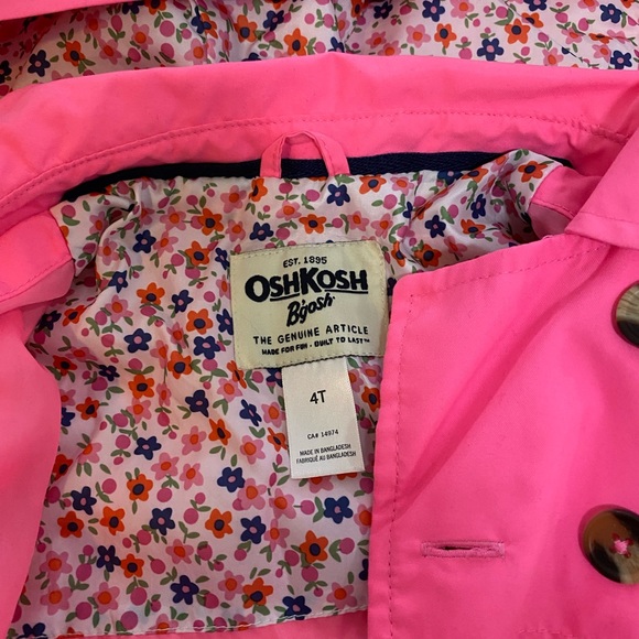 Light Spring jacket Oshkosh size 4 - Picture 2 of 2